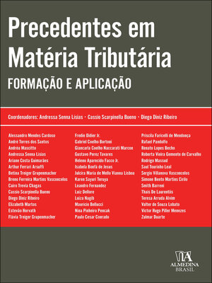 cover image of Precedentes em matéria tributária